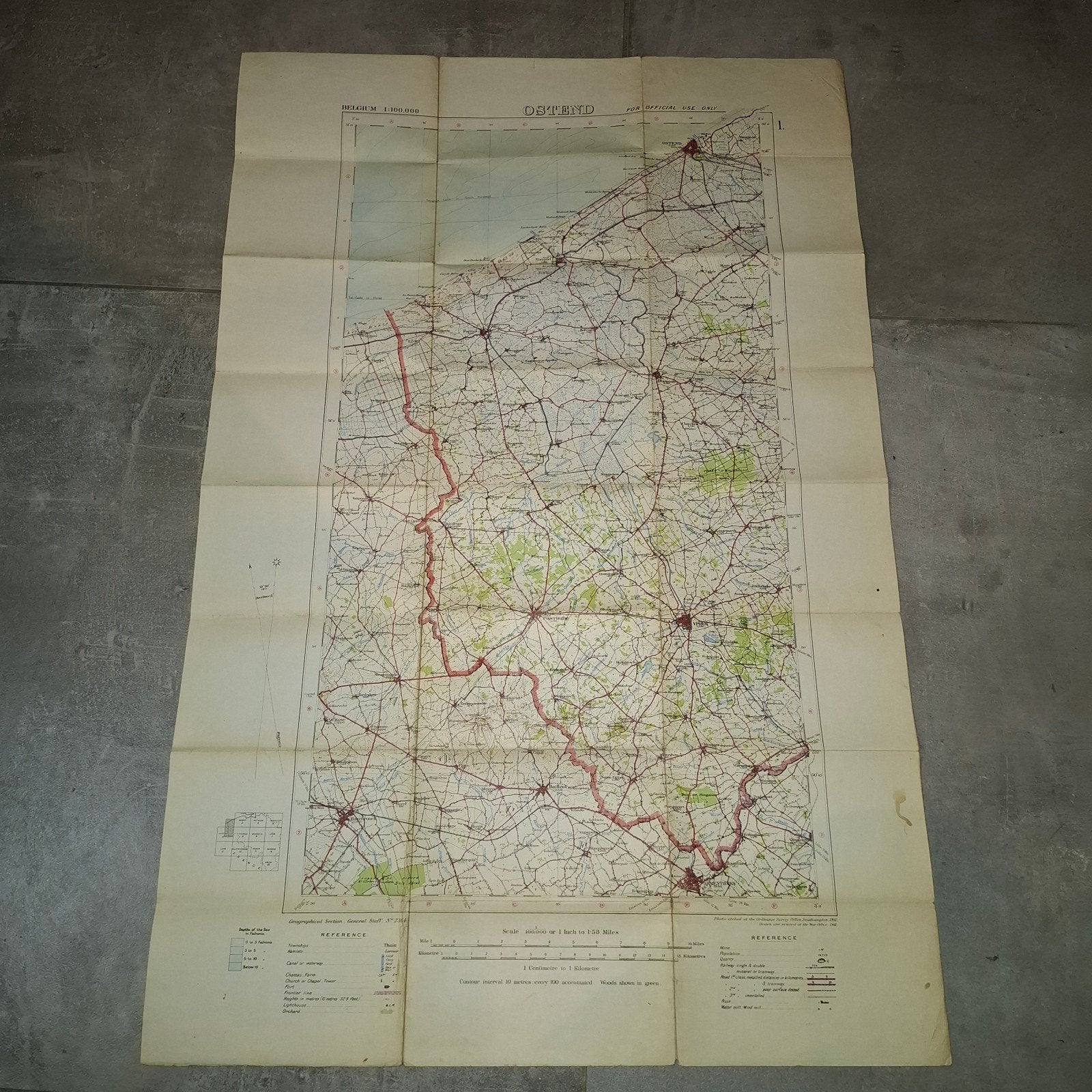 carte ancienne, Enlèvement