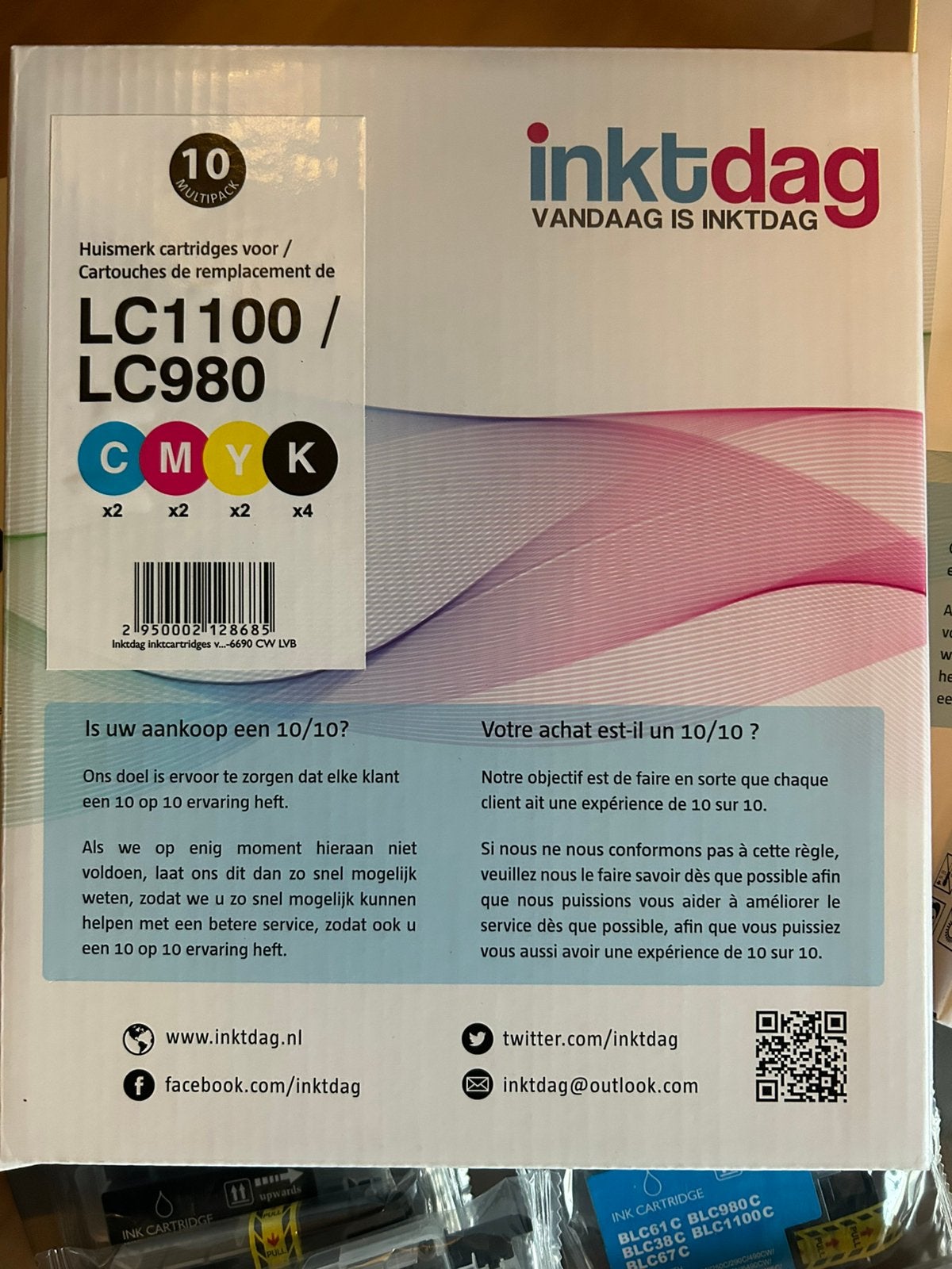 Set van 48 inktpatronen voor Brother-printers, Ophalen of Verzenden, Zo goed als nieuw, Cartridge