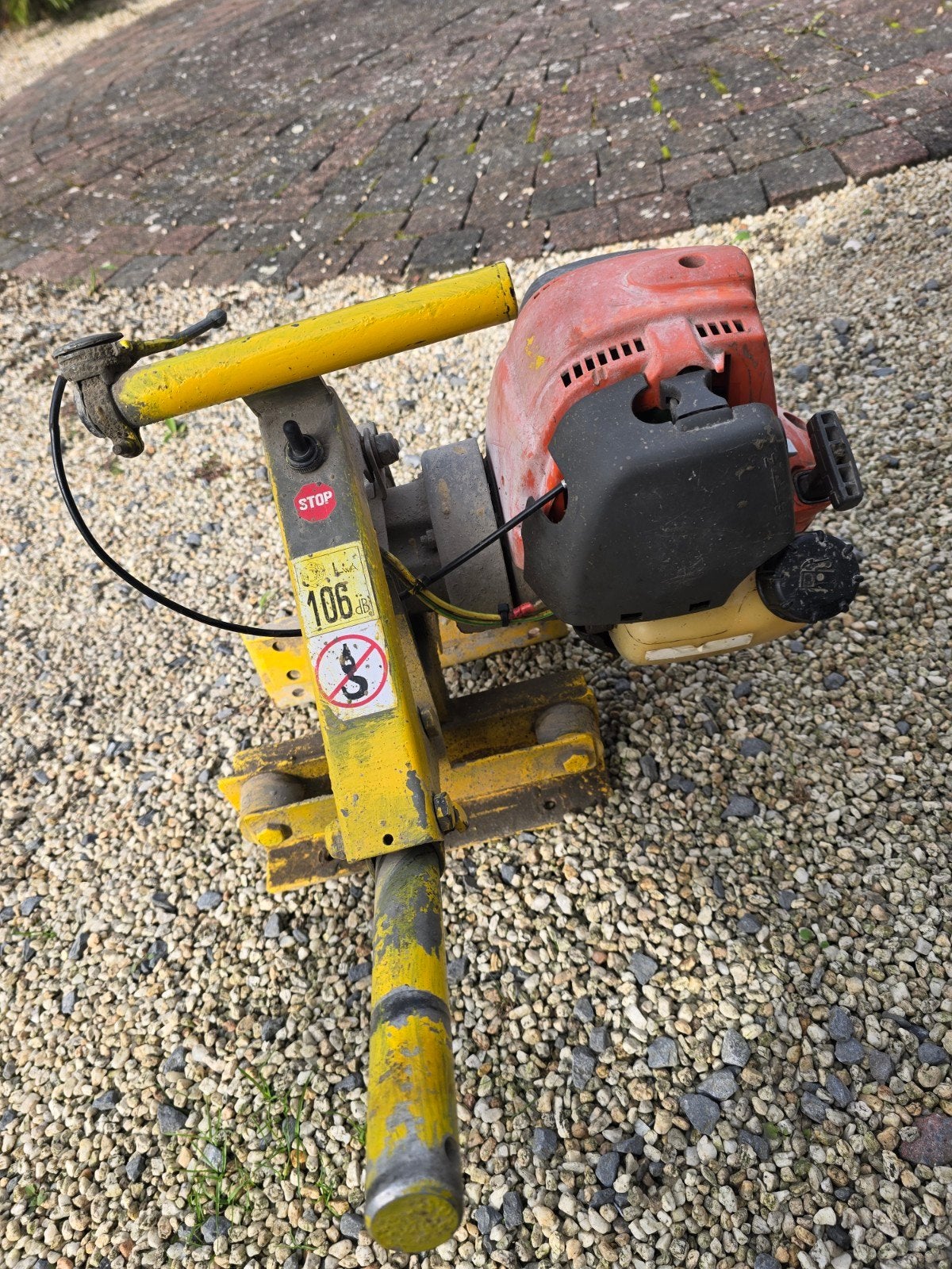 trilbalk husqvarna, Ophalen, Gebruikt