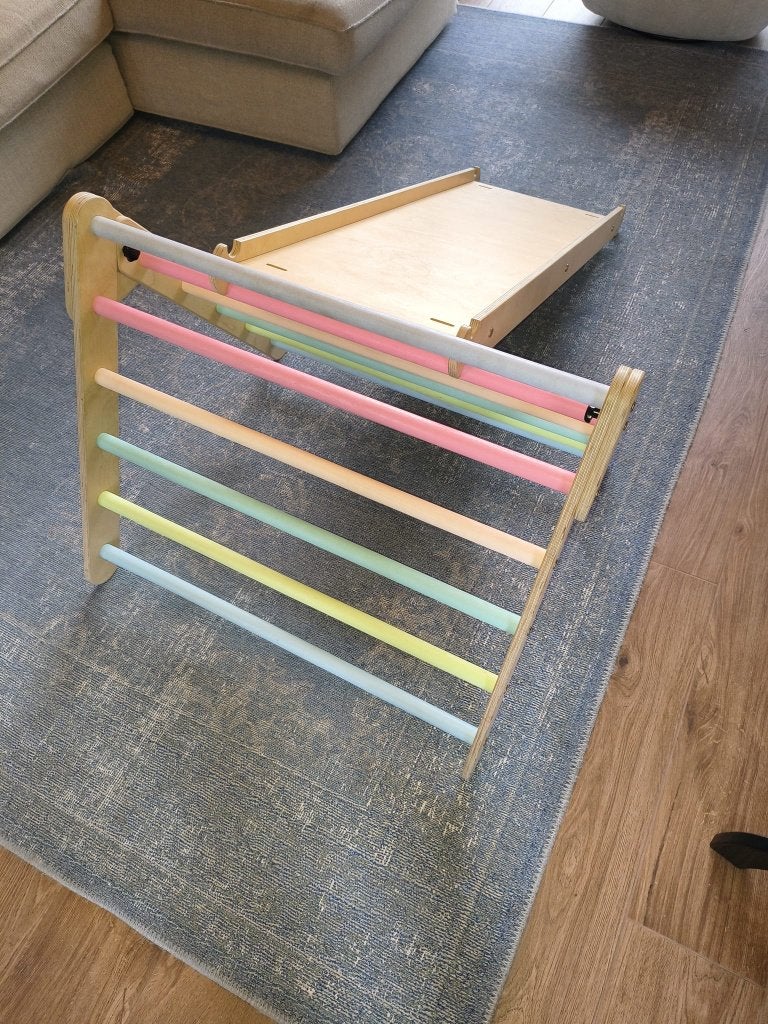 Jindl Pikler driehoek Premium met glijbaan/klimhelling, Kinderen en Baby's, Ophalen, Zo goed als nieuw