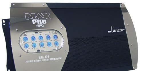Ampli voiture lanzard 4 sortie plus filtre actif incorporer, Enlèvement ou Envoi