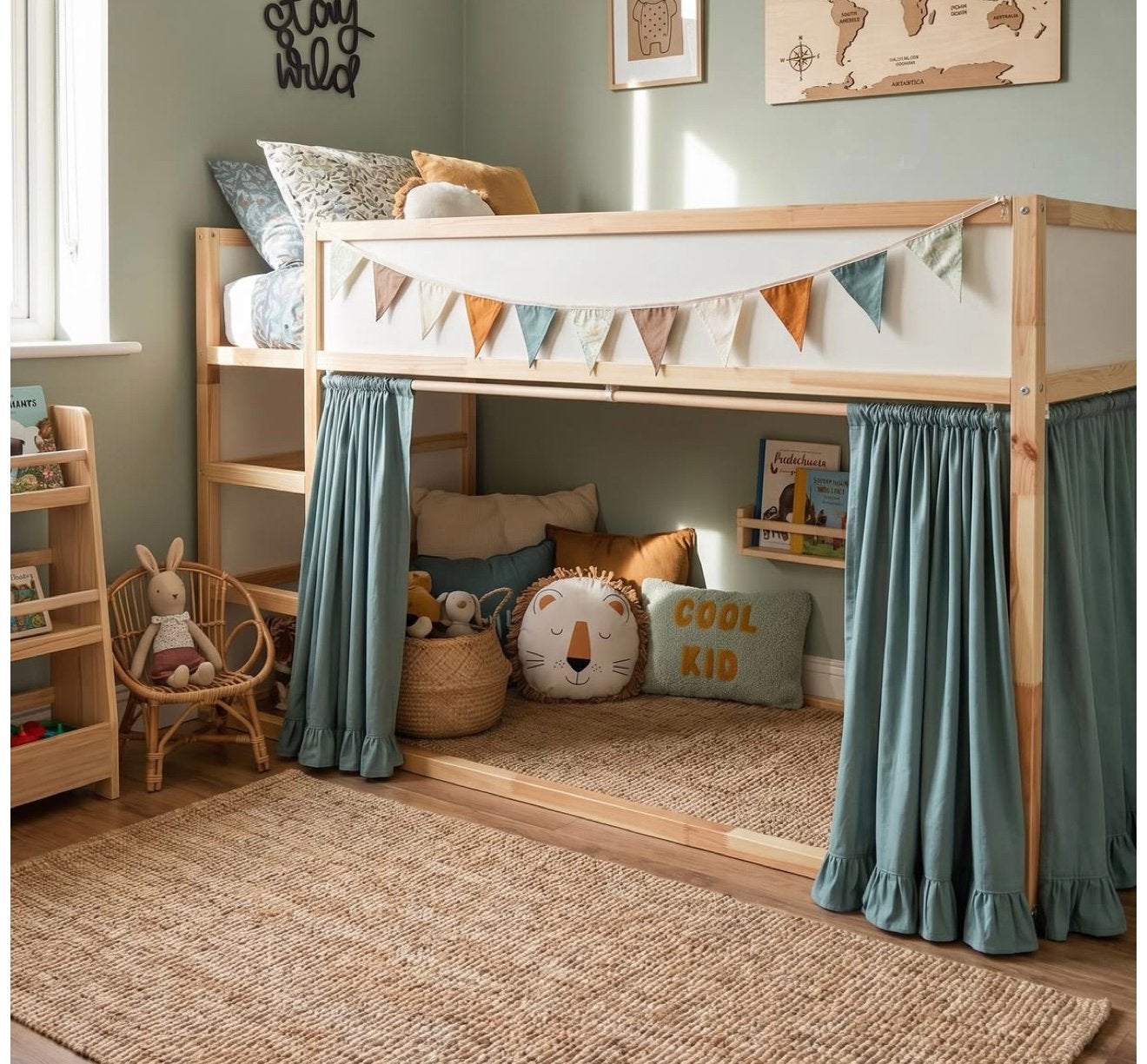 Lit ikea kura, Enfants & Bébés, Enlèvement, Comme neuf