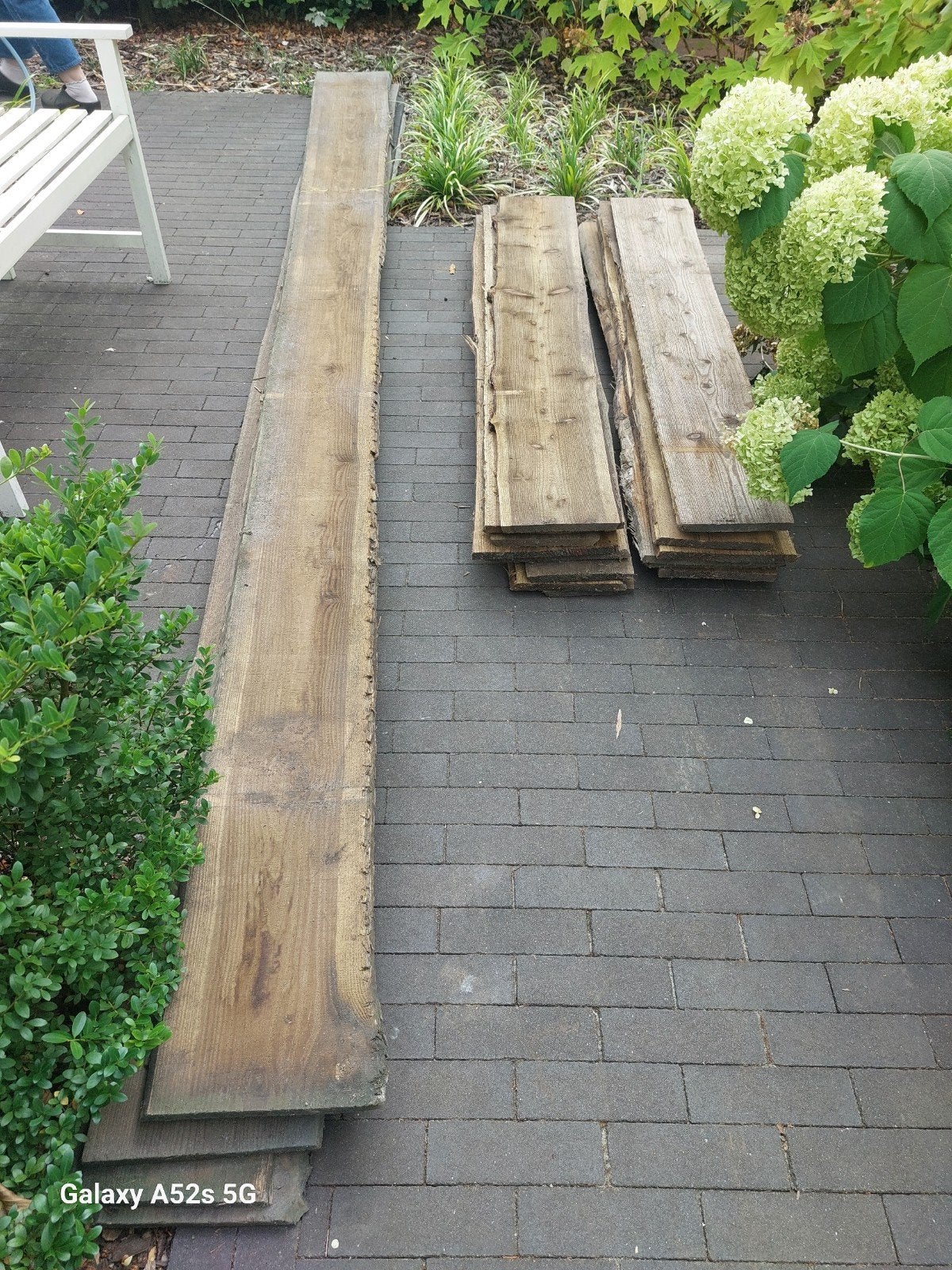 schorsplanken Douglas Spar, Tuin en Terras, Ophalen, Planken