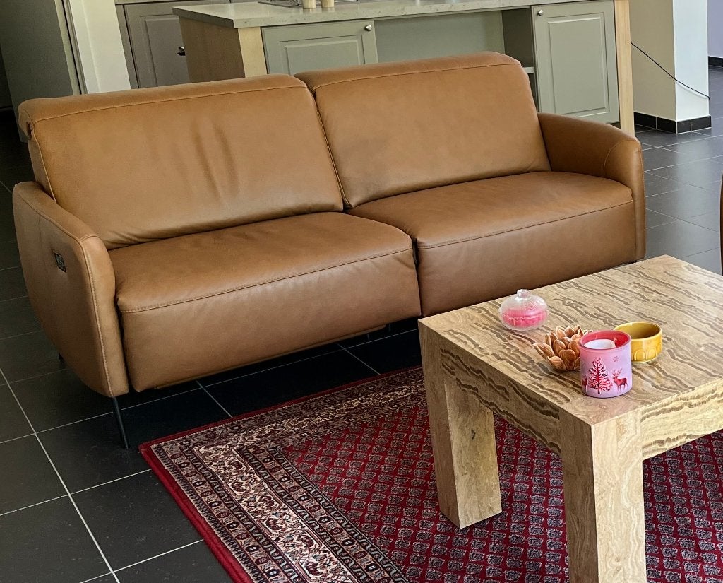 Zetel met 2 elektrische relaxen, Ophalen, Zo goed als nieuw