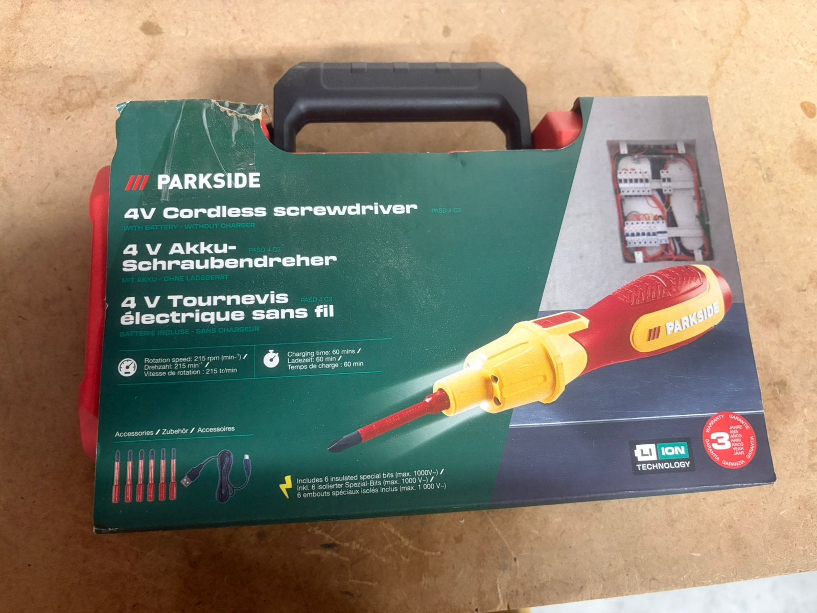 Nieuwe elektrische schroevendraaier, Ophalen, Zo goed als nieuw