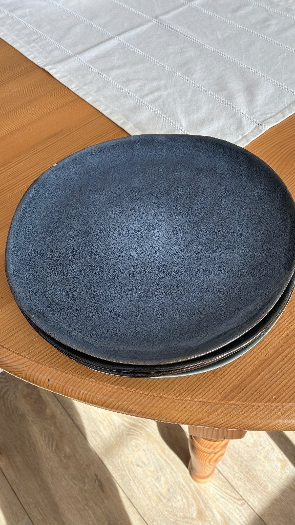 Assiettes bleues faites main, Maison & Meubles, Cuisine | Vaisselle, Assiettes(s), Poterie, Enlèvement, Utilisé