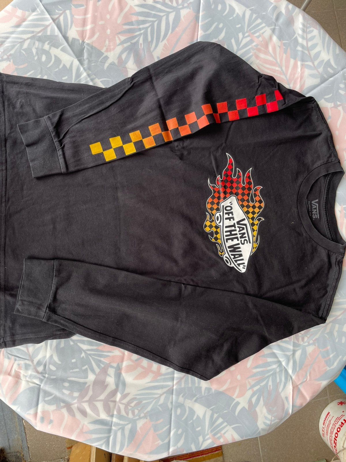 Vans longsleeve mt 152, Kinderen en Baby's, Kinderkleding | Maat 152, Ophalen of Verzenden, Gebruikt, Jongen, Shirt of Longsleeve