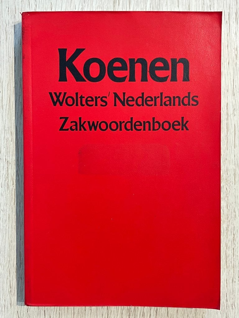 Livre : Dictionnaire néerlandais de Koenen Wolter, Livres, Enlèvement ou Envoi, Comme neuf, Koenen Wolter, Néerlandais