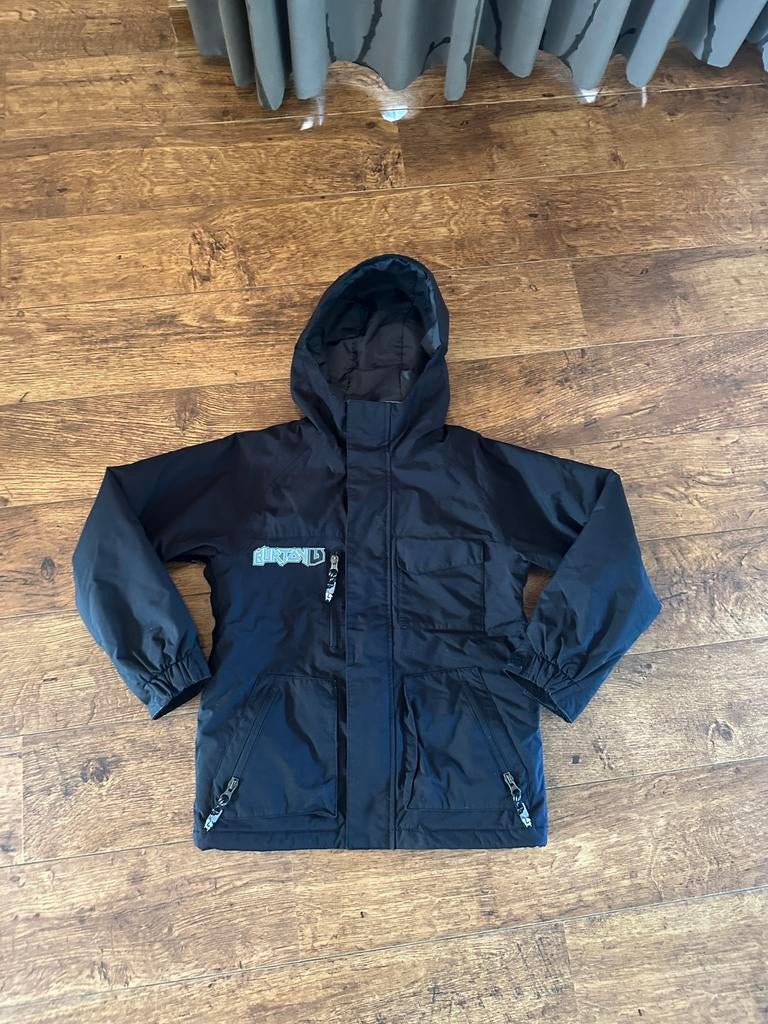 Burton skijas / snowboard jas maat 128-134 7-8 jaar, Enlèvement ou Envoi, Comme neuf, Manteau