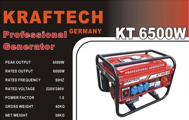groupe électrique/générateur 6500 watts neuf livraison gratu, Bricolage & Construction, Générateurs, Neuf, Enlèvement ou Envoi