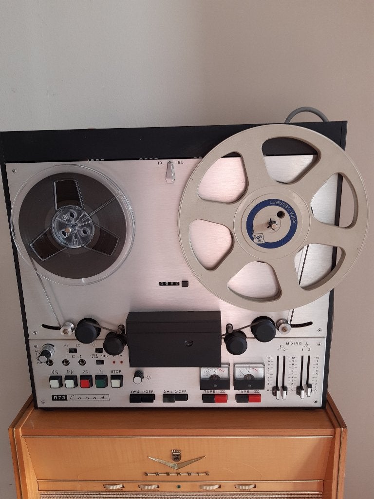 Carad R73 tape recorder 2 spoor compleet gereviseerd waarb., Enlèvement