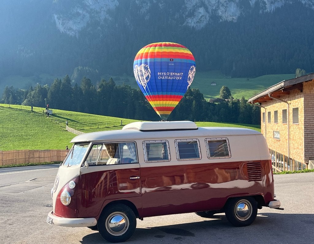 Volkswagen T1 Split Camper SO42, 4 cilinders, 9 zetels, Handgeschakeld, 1500 cc