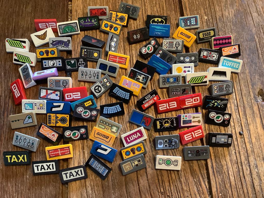 Lego slopes stickers 86 stuks / 658-T1, Kinderen en Baby's, Gebruikt, Lego, Ophalen of Verzenden, Compleet