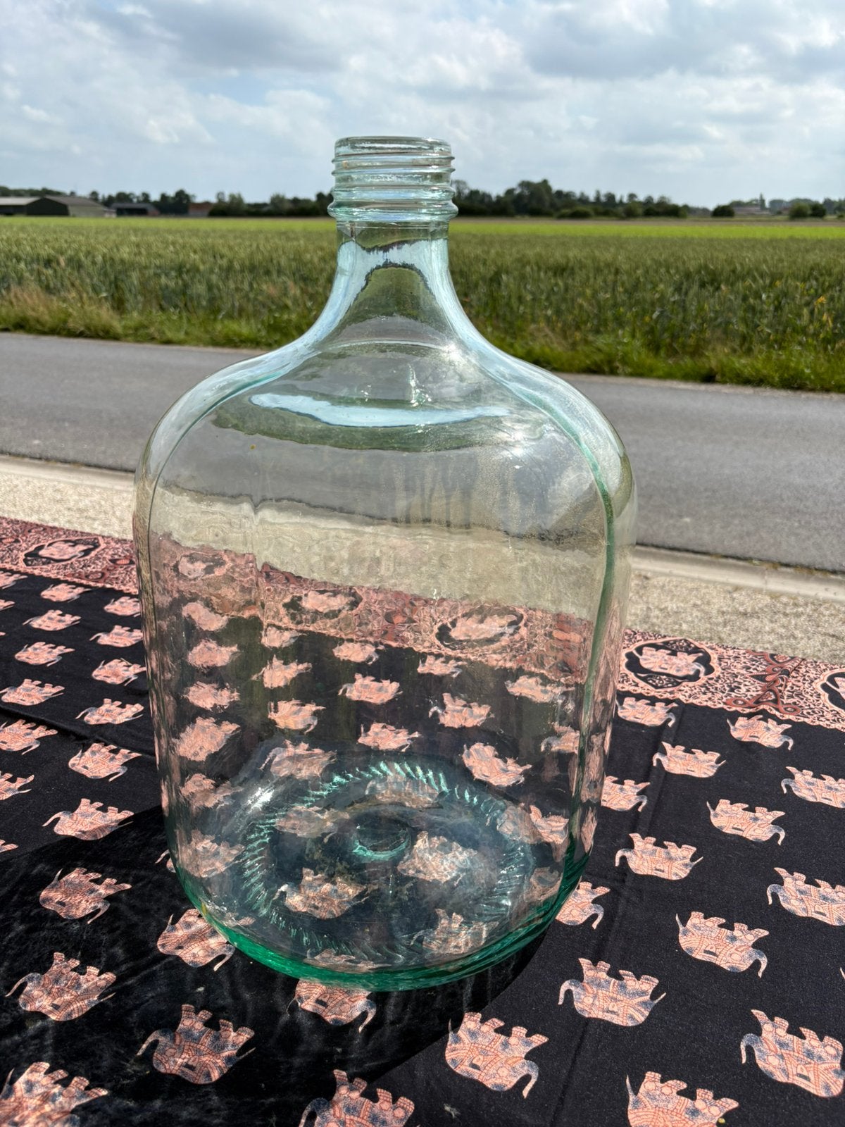 Wijnfles 27 liter hoekig design, Enlèvement, Comme neuf