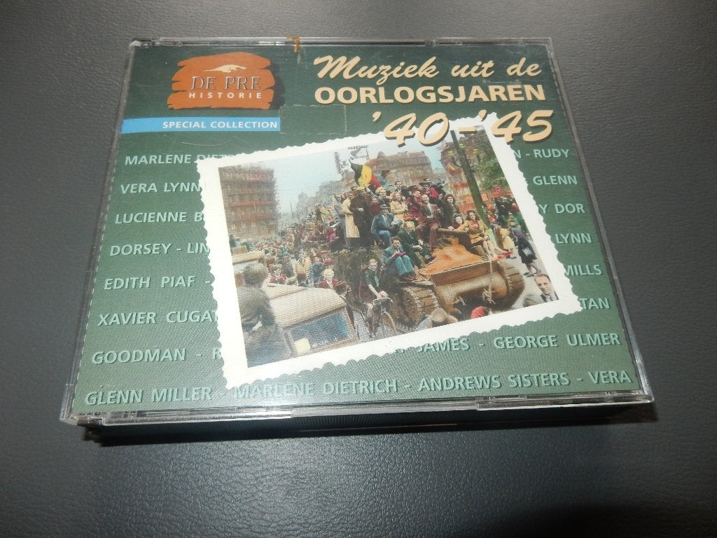 nr.2984 - Cd: muziek uit de oorlogsjaren 40-45, Cd's en Dvd's, Cd's | Verzamelalbums, Ophalen of Verzenden, Pop
