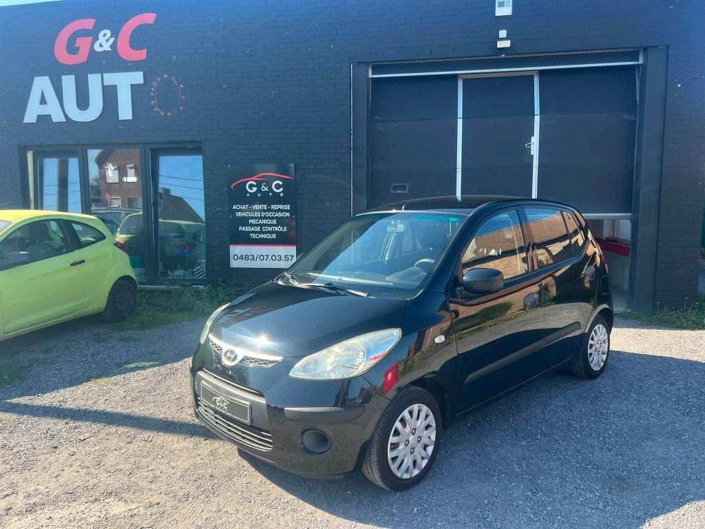 hyundai i10 1.1i, Autos, Achat, Entreprise, Boîte manuelle, Noir