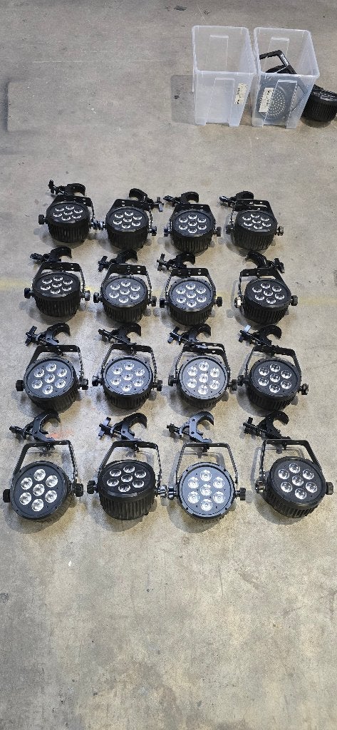 16 x Beamz BT270 parspots met truss haak, Ophalen, Zo goed als nieuw, Licht, Geluidgestuurd