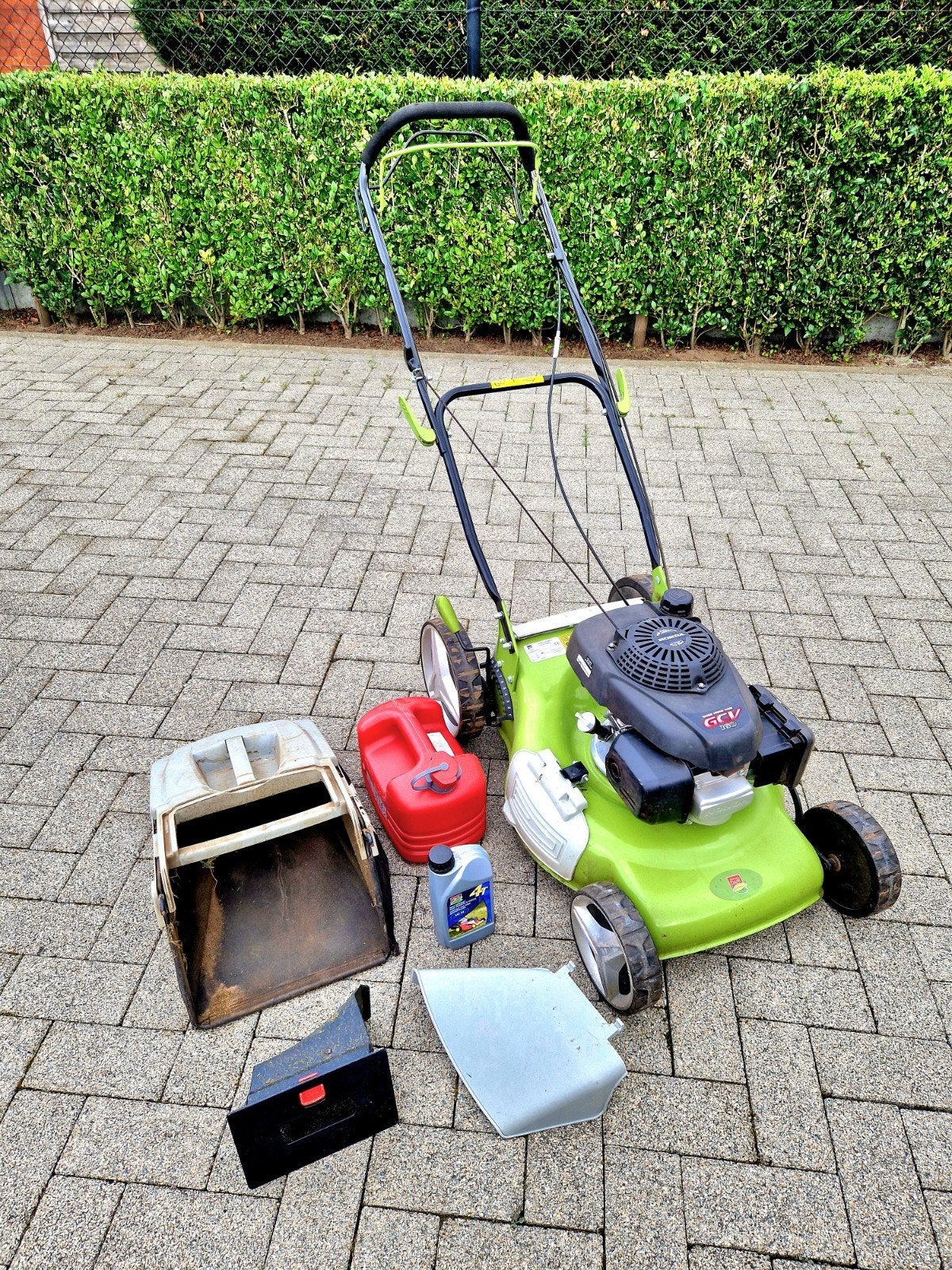 Grasmachine met Honda motor, Cirkelmaaier, Gebruikt, Benzine-grasmaaier, 50 cm of meer