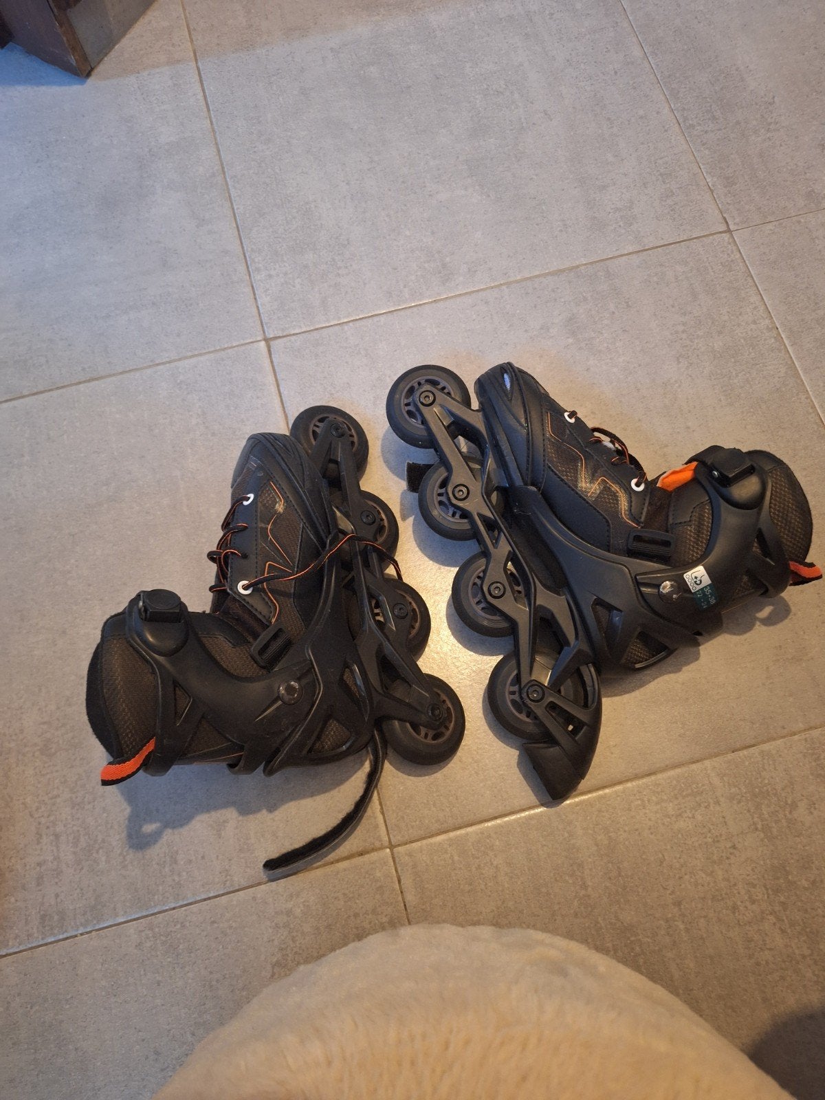 Paire de rollers negociable, Autres marques, Rollers 4 roues en ligne, Réglable, Enlèvement