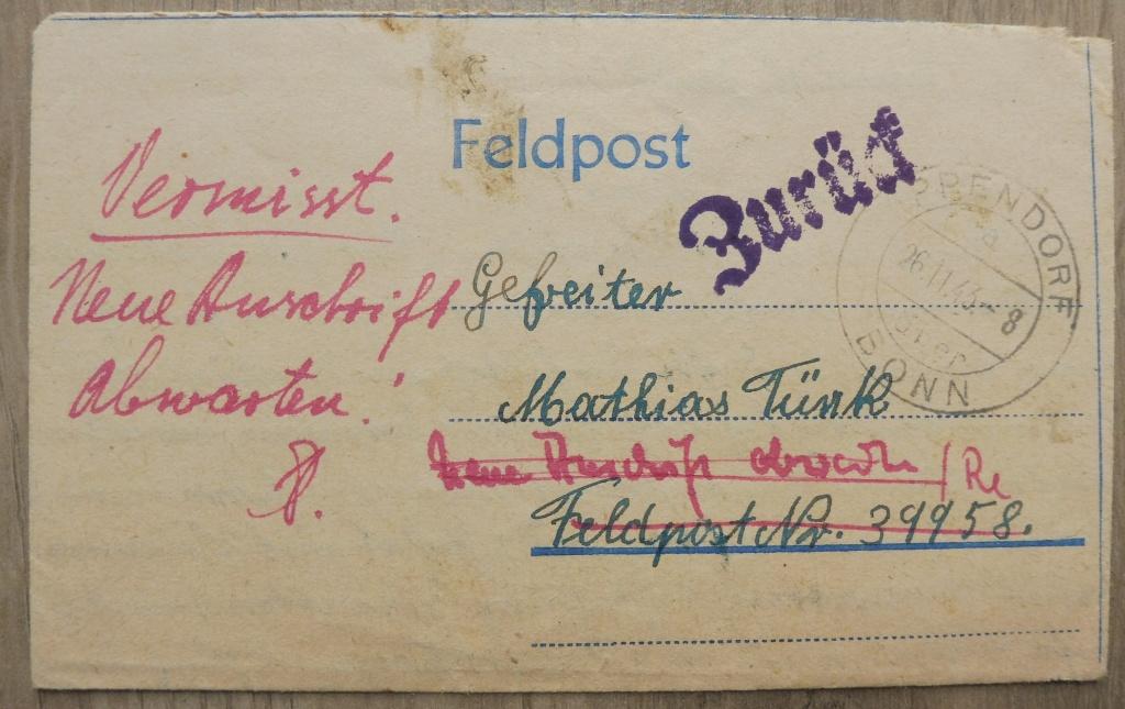 Rare Feldpost Wehrmacht d'élite de la division Brandebourg, Collections, Objets militaires | Seconde Guerre mondiale, Armée de terre