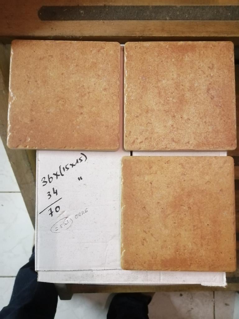 Carrelage 15X15 vintage, Enlèvement