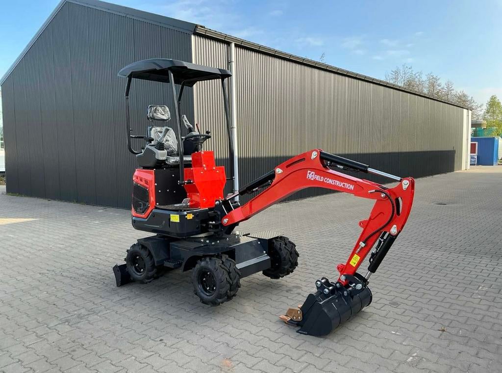 Field Construction HFT-15 banden graafmach / mobiele kraan,, Zakelijke goederen, Machines en Bouw | Kranen en Graafmachines, Graafmachine