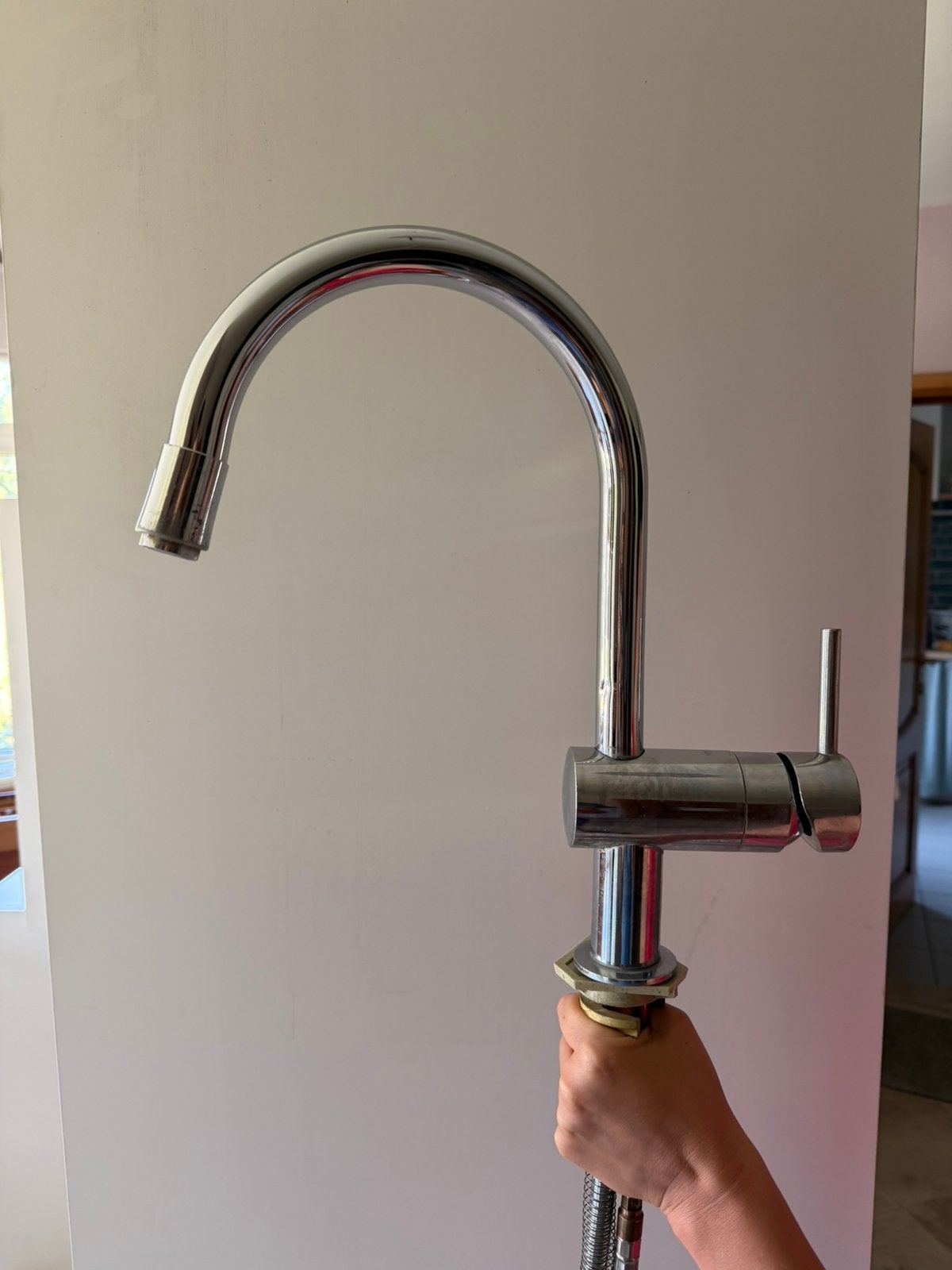 Keukenkraan met uittrekbare uitloop Grohe, Ophalen of Verzenden, Gebruikt