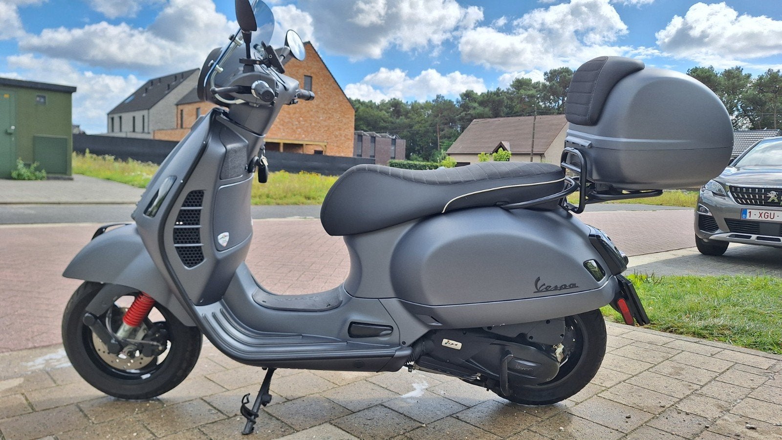 custom vespa 125 cc gts super, Vélos & Vélomoteurs, Autres modèles, 125 cm³, Comme neuf, Enlèvement