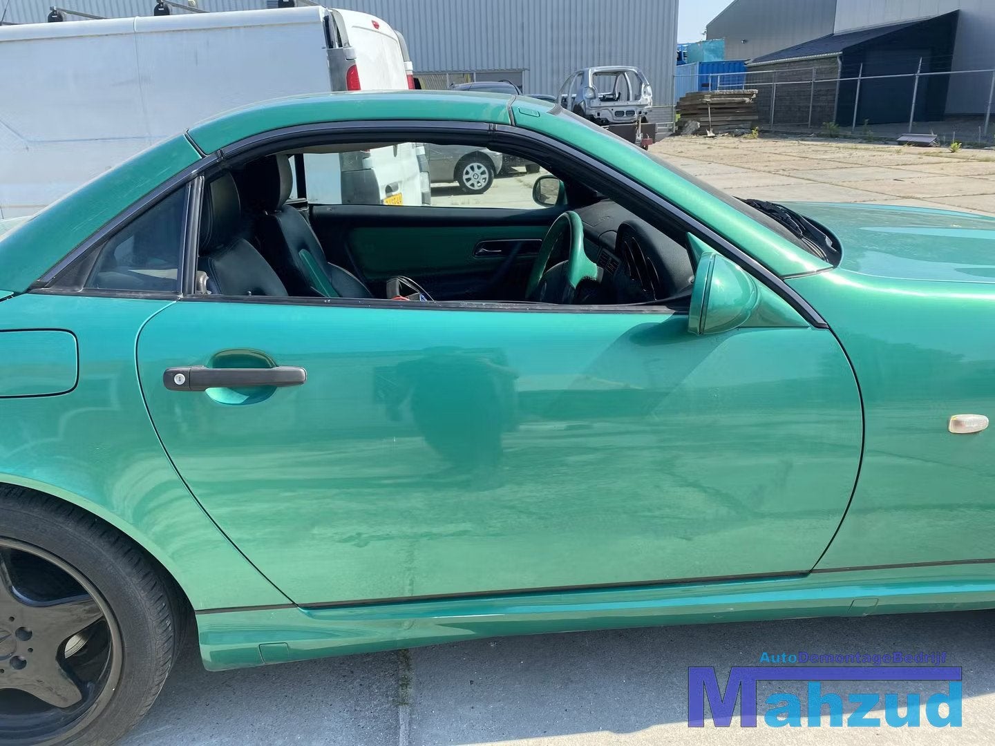 MERCEDES SLK R170 Groen 252 rechts deur portier 1996-2004, Mercedes-Benz AG, Mercedes-Benz, Utilisé, Mercedesstrasse 120
70372  Stuttgart, DE