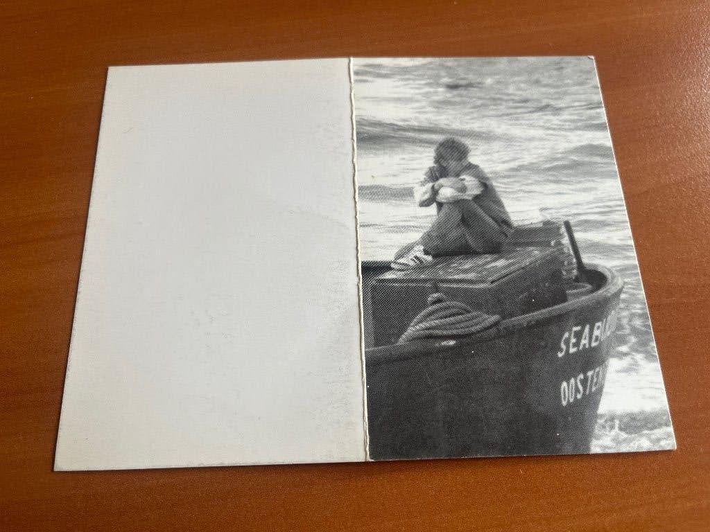 Rouwkaart J.Verstraete  Oostende 1957 + schipbreuk 1990, Verzenden, Rouwkaart