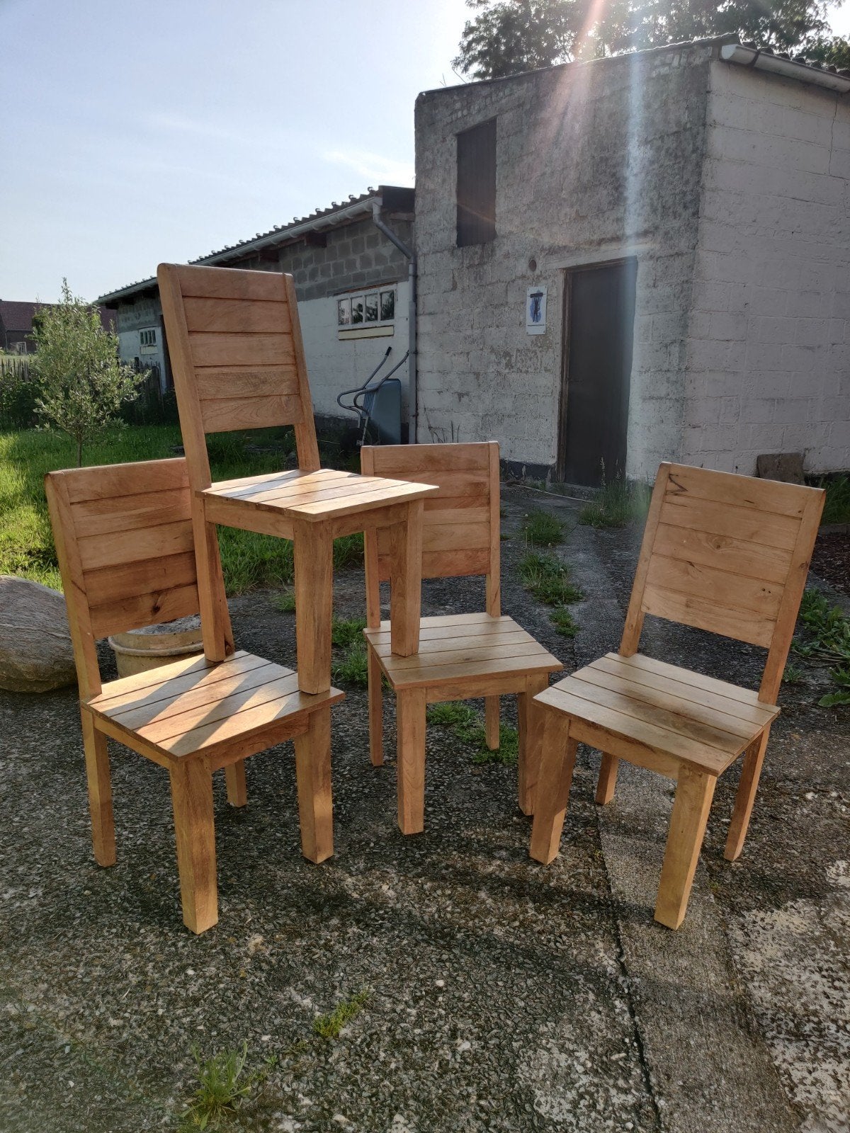 Vier mooie houten stoelen, Ophalen, Vier