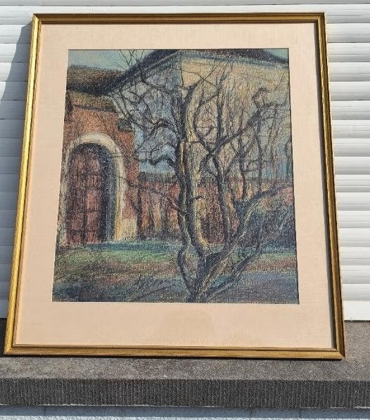 Pastel signe, Antiquités & Art, Art | Peinture | Classique, Enlèvement ou Envoi, Pastel