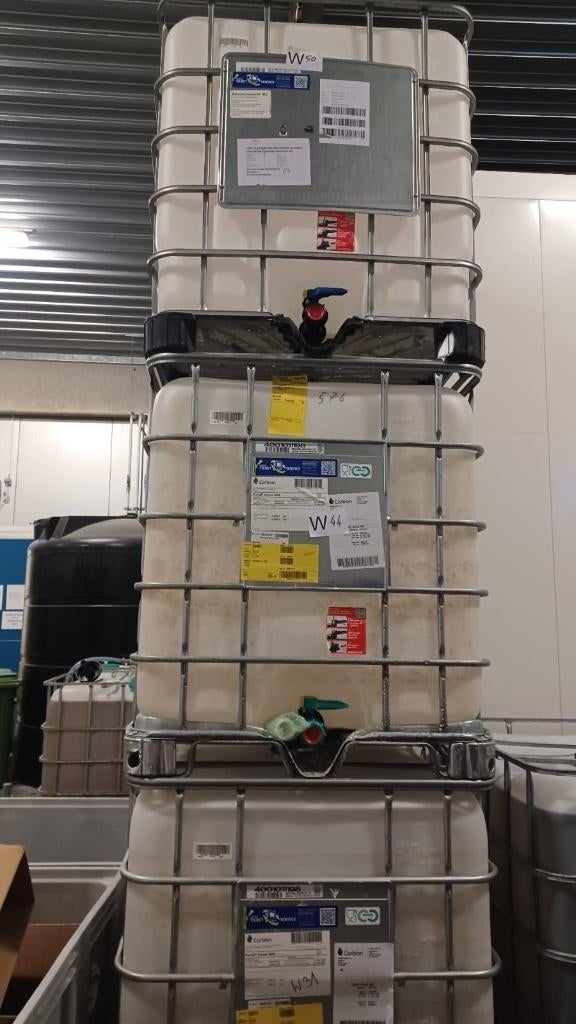 ibc water reservoir 1000 liter, Ophalen, Kunststof, Gebruikt, Met kraantje
