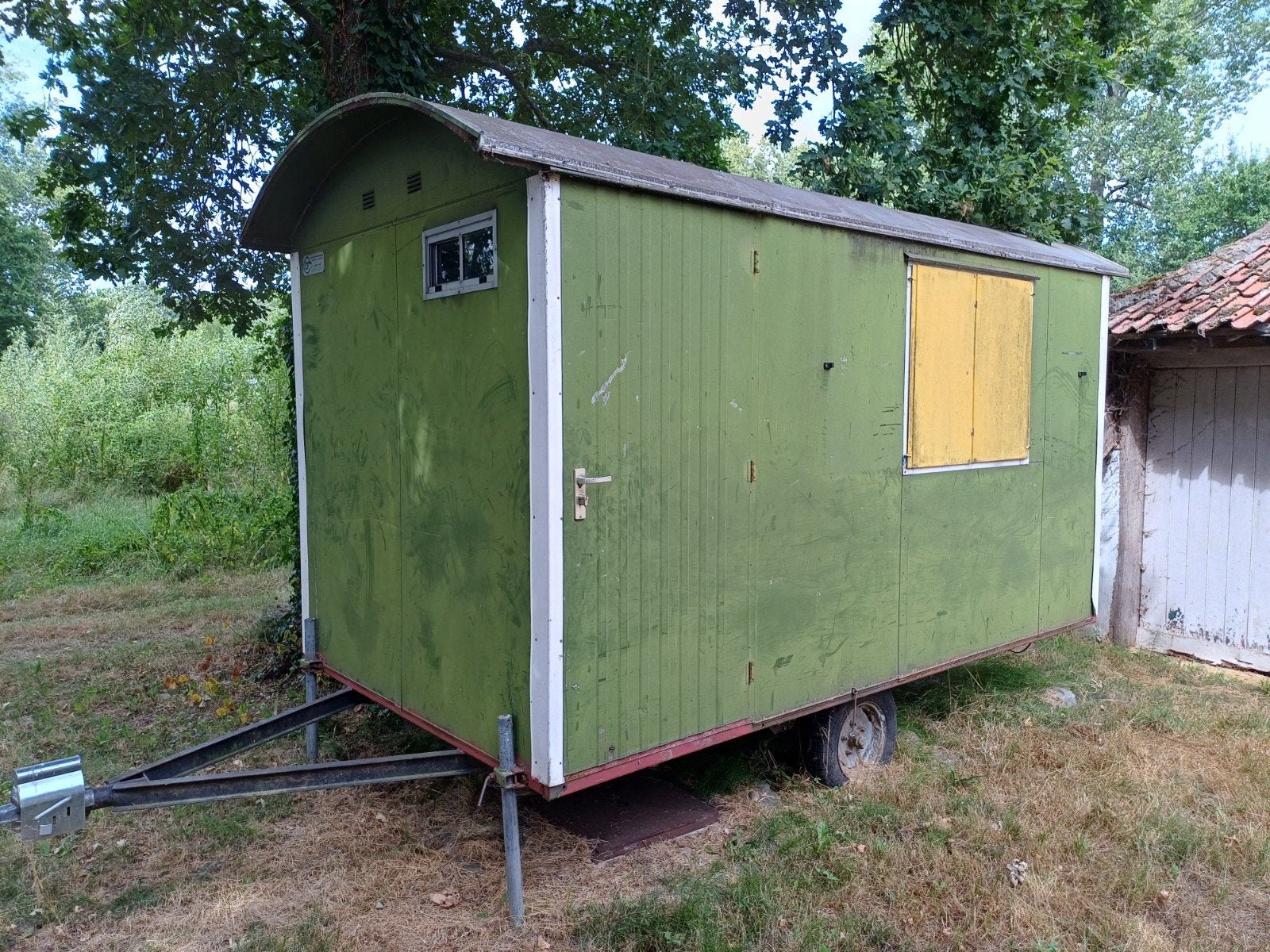 werfkeet / pipowagen, Doe-het-zelf en Bouw, Bouwketen en Schaftketen, Ophalen