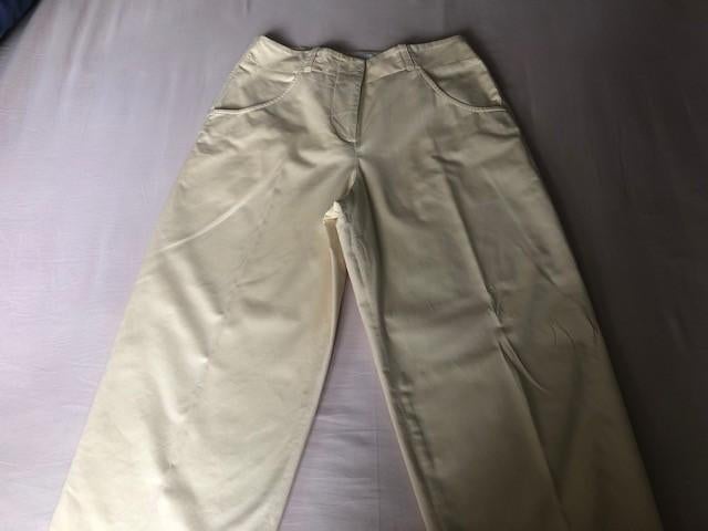Cropped Broek Rue Blanche, Kleding | Dames, Rue Blanche, Geel, Ophalen of Verzenden, Zo goed als nieuw