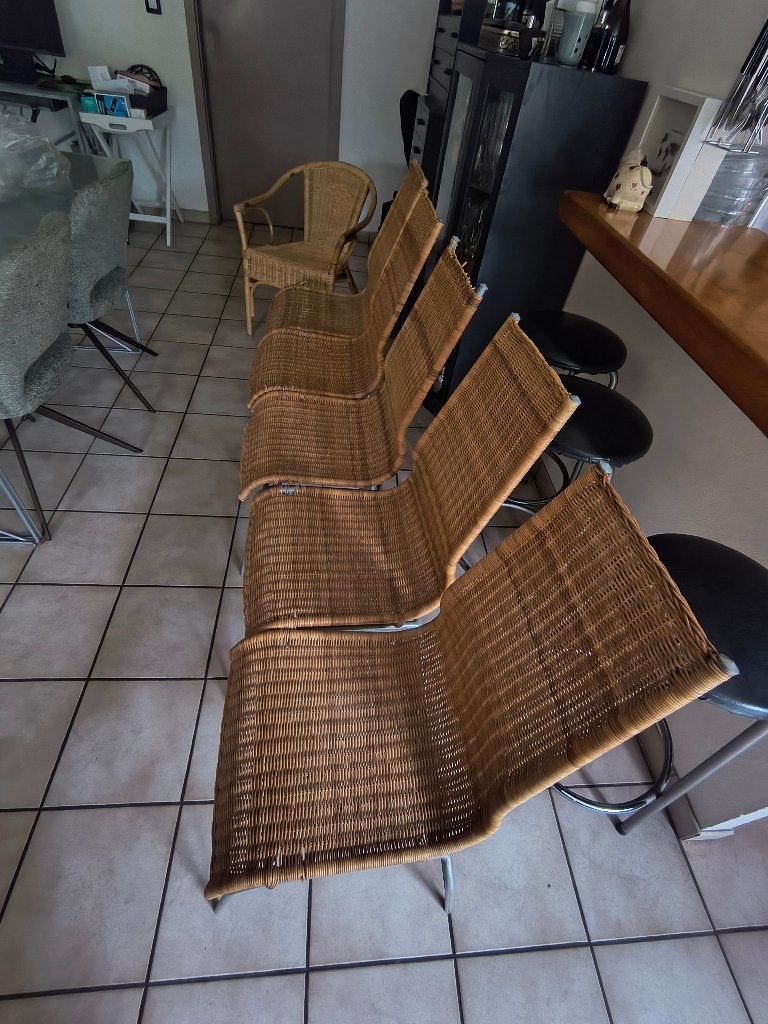 stoelen, Huis en Inrichting, Ophalen, Gebruikt, Bruin, Vijf, Zes of meer stoelen