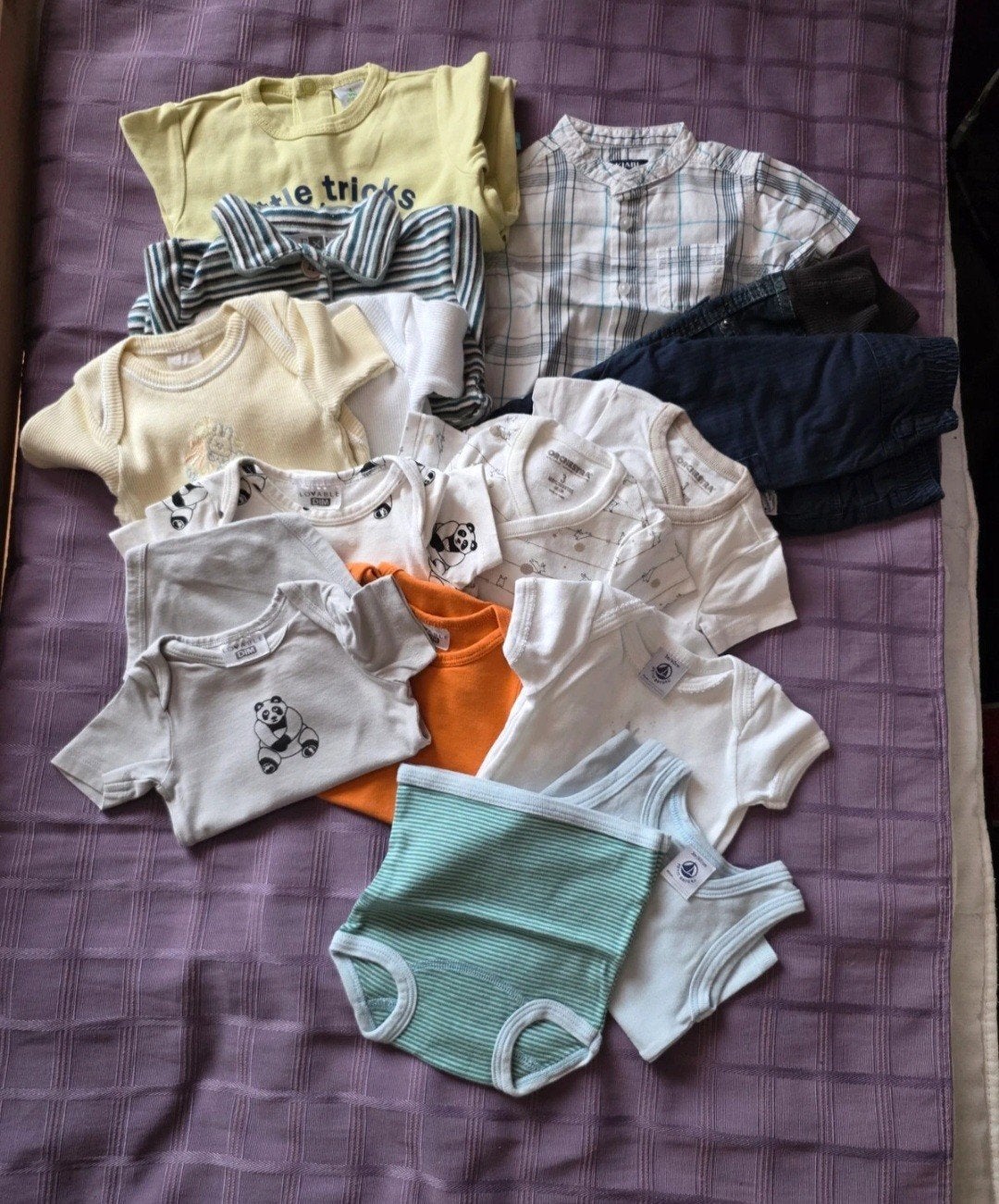 Lot bébé garçon 3  mois, Enlèvement ou Envoi, Utilisé, Taille 62