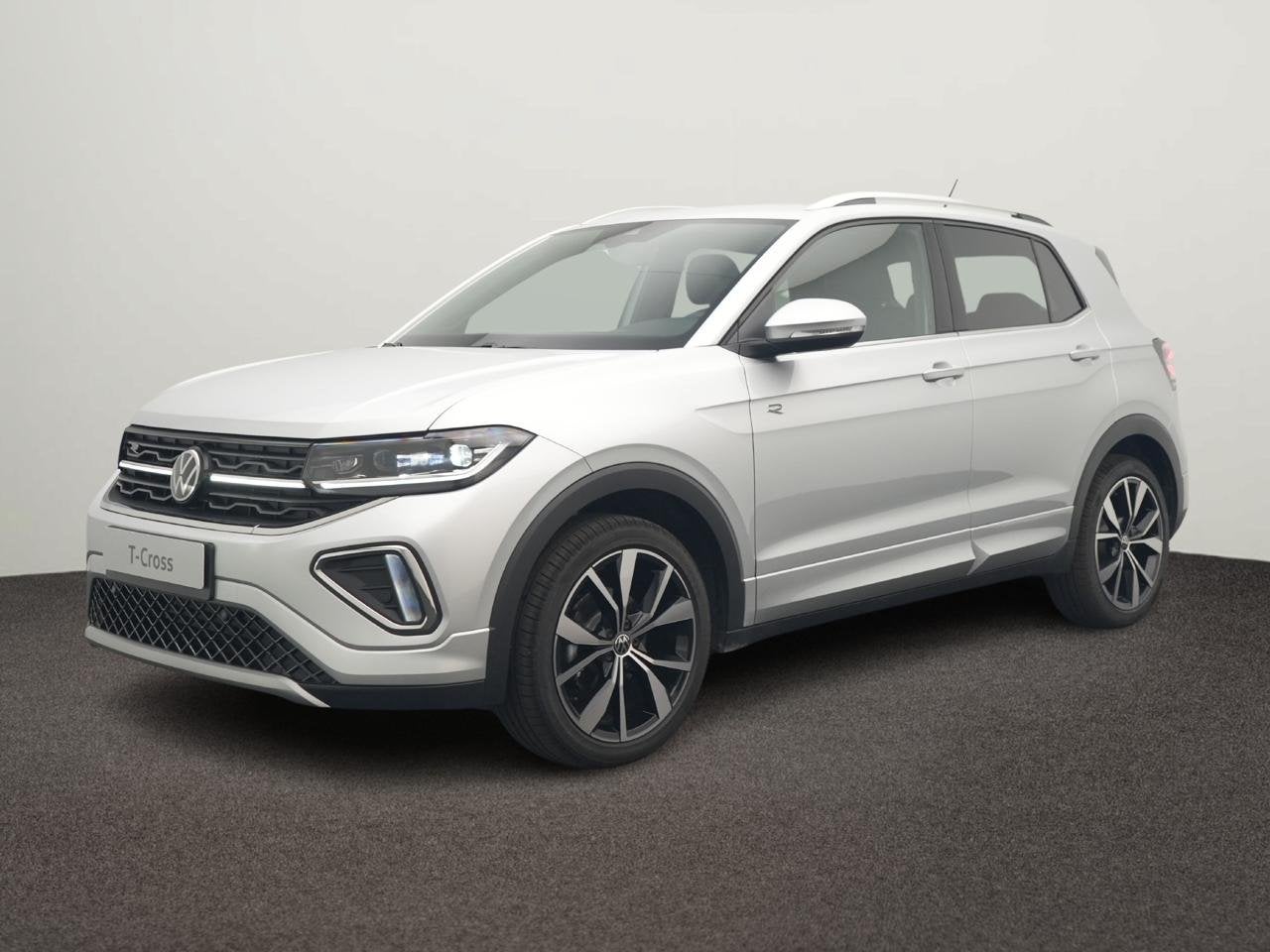 Volkswagen T-Cross R-LINE BUSINESS PREMIUM 1.0 TSI  85 KW (1, T-Cross, SUV of Terreinwagen, Zilver of Grijs, 134 g/km