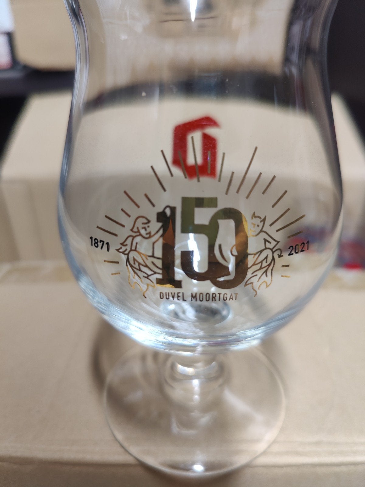 Duvel glas 150jaar, Enlèvement ou Envoi, Duvel