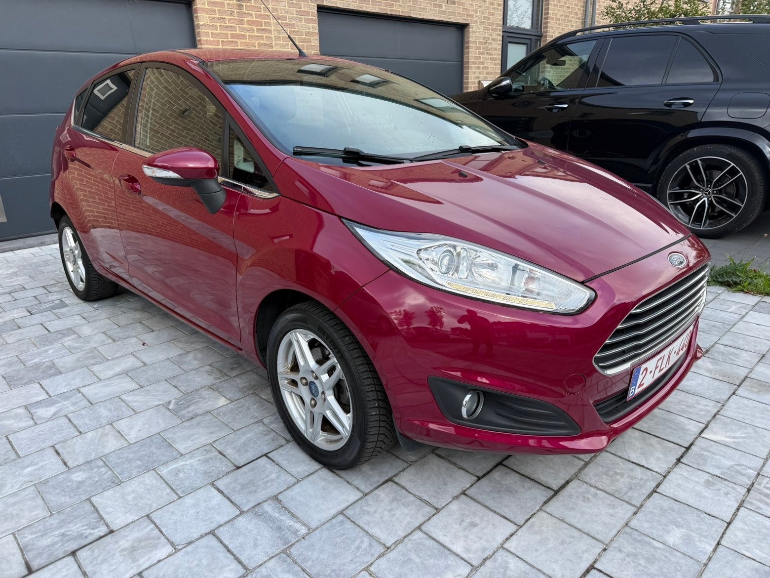 Ford Fiesta Titanium 1.6 TDCi – 2013 – Euro 5b, Autos, Rouge, Euro 5, Achat, Entreprise