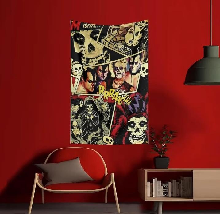 Grote vlaggen Misfits (150x90cm), Ophalen of Verzenden, Nieuw