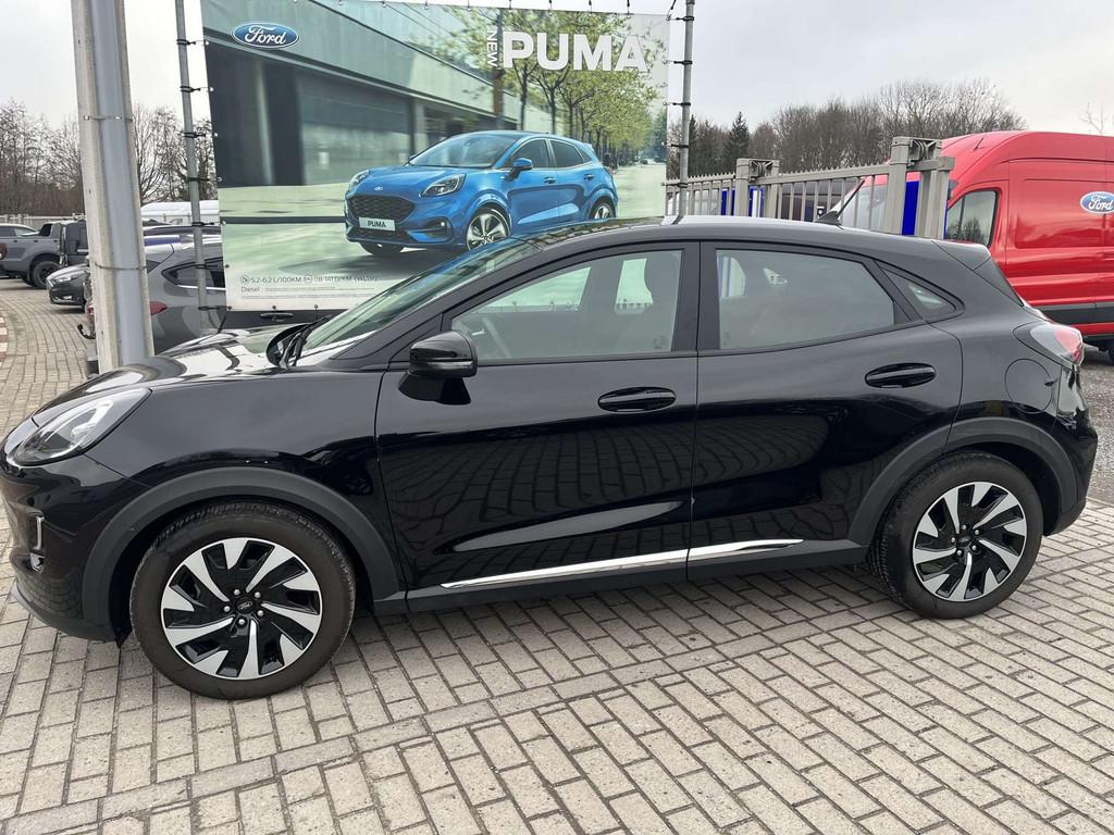 Ford Puma Ecoboost mHEV Titanium (bj 2024), Stof, Hybride Elektrisch/Benzine, USB, 999 cc