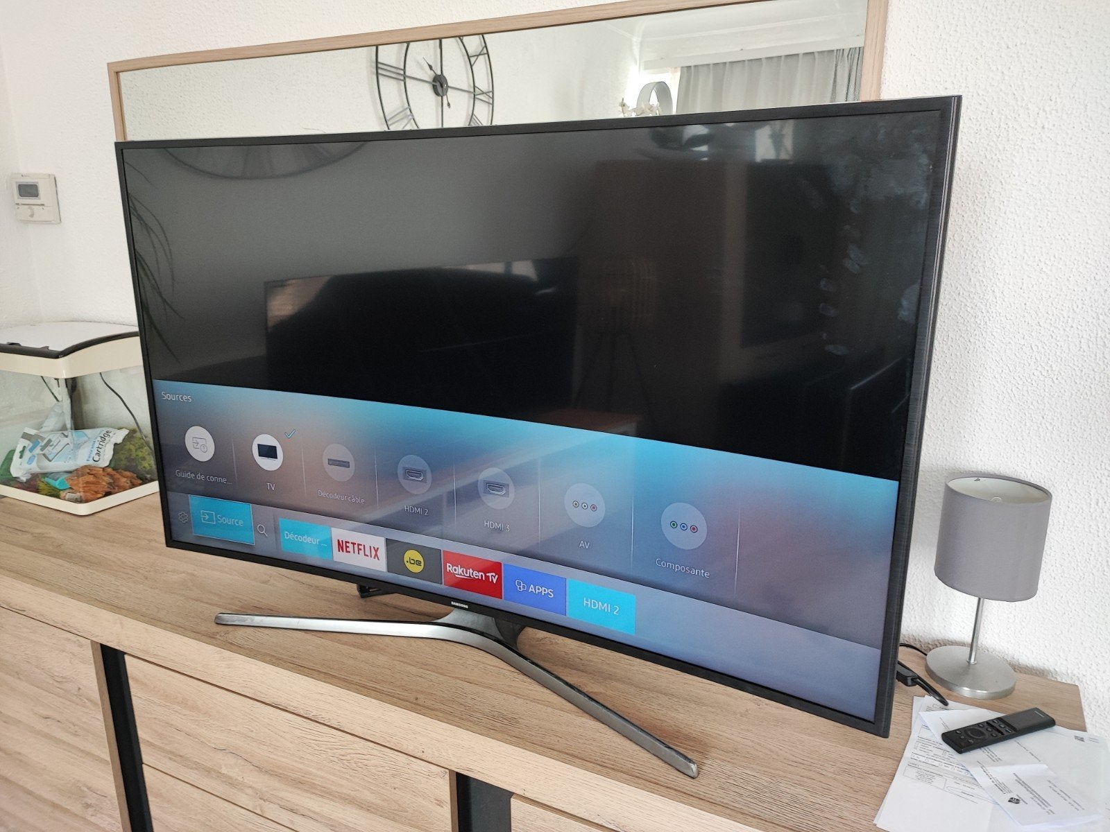 SMART TV SAMSUNG INCURVÉ LED 4K UHD 55 POUCES 139 CM WIFI, Audio, Tv en Foto, Televisies, Ophalen, LED, Samsung, 4k (UHD)