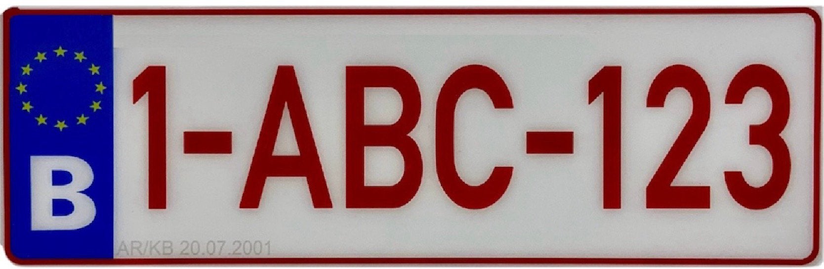 Plaque immatriculation autocollante, Autos : Divers, Enlèvement ou Envoi, ., ., .