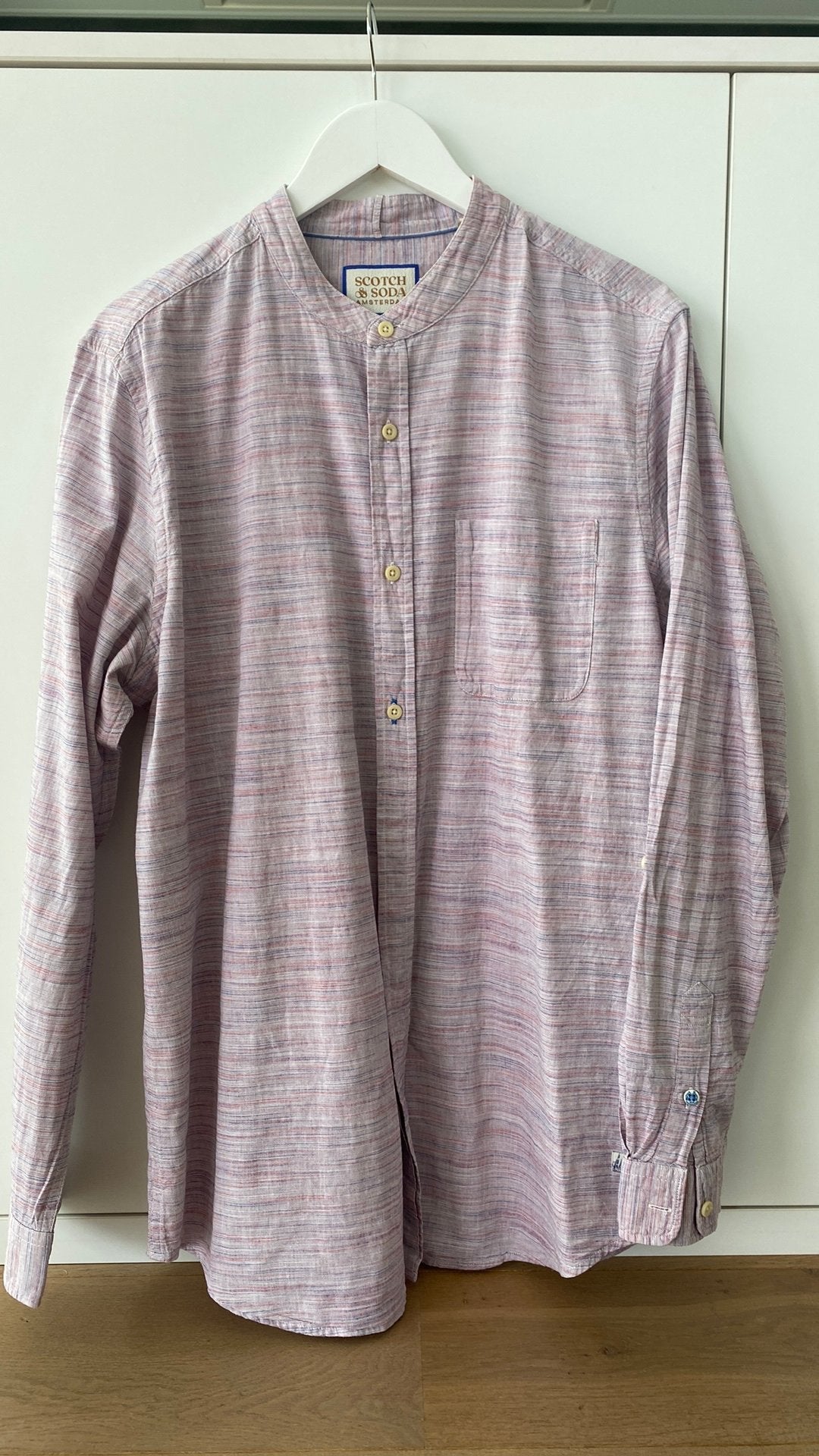 Scotch & Soda herenhemd lange mouwen XL, Kleding | Heren, Overhemden, Ophalen of Verzenden, Zo goed als nieuw, Meerkleurig