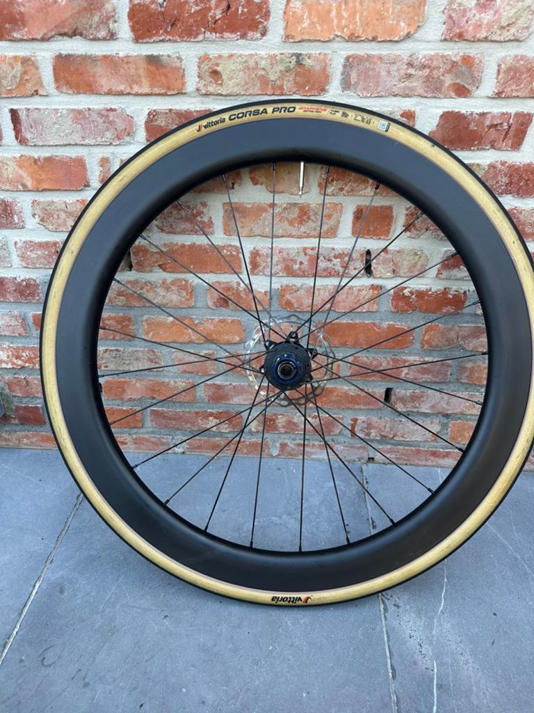 Carbon wielen 50mm, Ophalen, Zo goed als nieuw, Carbon
