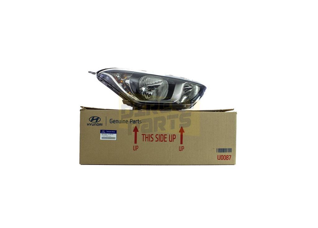 Hyundai i20 koplamp Links (halogeen/H7/H7) Origineel  921011, Neuf, -, -, Hyundai