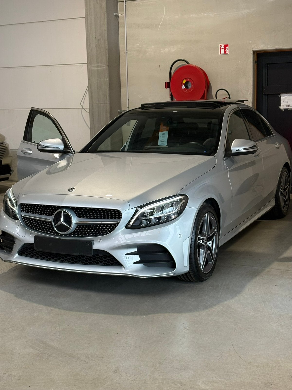 Mercedes c klasse te koop, Autos, Argent ou Gris, Achat, Euro 6, 4 cm³