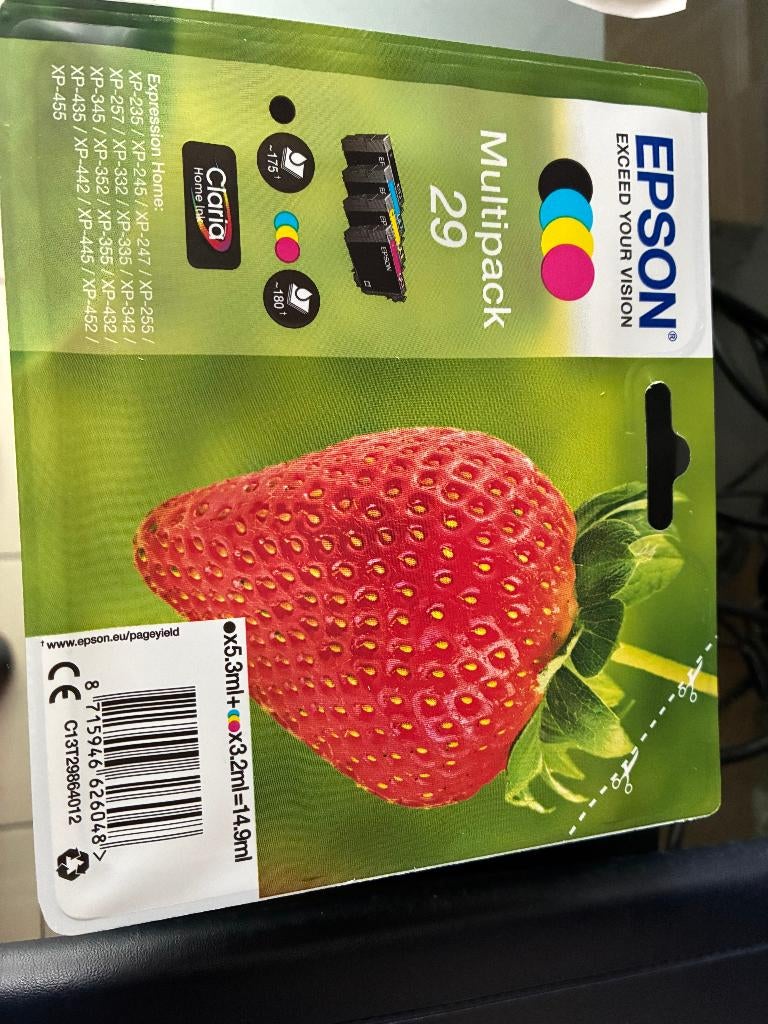 epson inktpatronen multipack 29, Ophalen, Nieuw, Cartridge, Epson