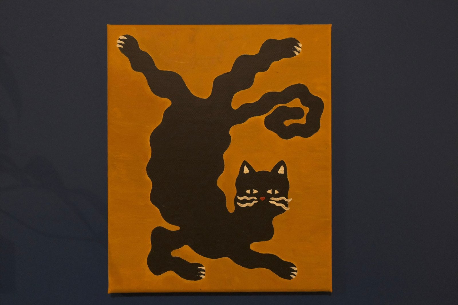 Tableau peinture chat, Antiquités & Art, Enlèvement